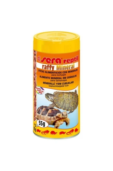 Sera Raffy Mineral Nature Kaplumbağa Yemi 250 ML - 1