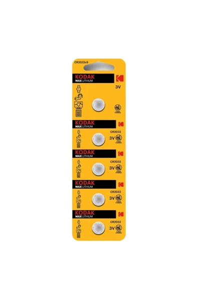 Kodak.5Cr2032.Ultra Lityum Para Pil.(30411579)