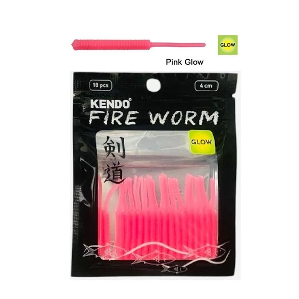Kendo Fire Worm 5cm 18Adet  Lrf Silikonu Yapay Yem - 3