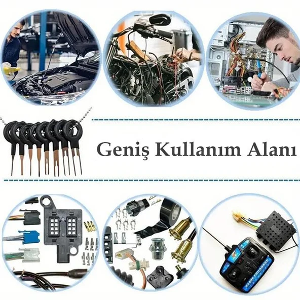 Powermaster PM-27142 Araç Soket Terminali Sökme Temizleme Seti Takımı (60 Parça) - 3