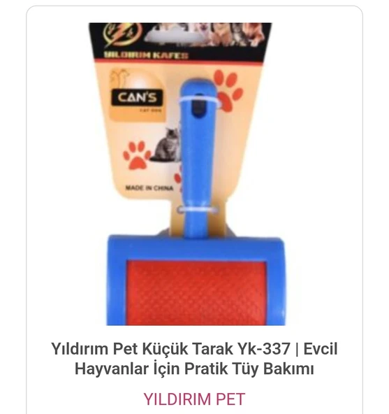 Yıldırım Pet Küçük Tarak Yk-337 - 2