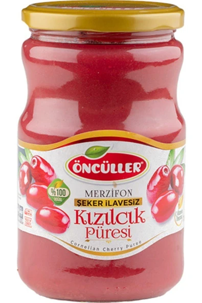 Şeker Ilavesiz Kızılcık Püresi 360 Gr