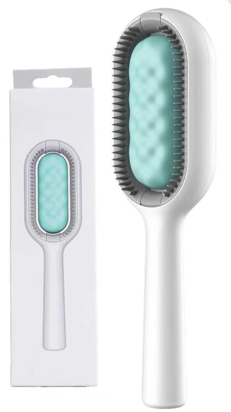 Zampa Islak Mendil Aparatlı Kedi ve Köpek Tarak - Masaj, Tüy Temizleme ve Bakım