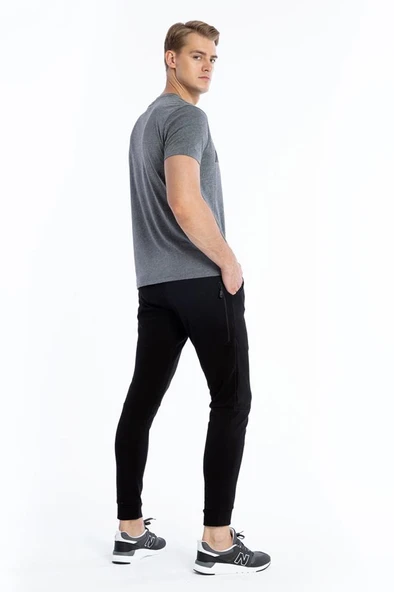 New Balance Lifestyle MNP3804-BK Siyah Erkek Eşofman Altı - 5