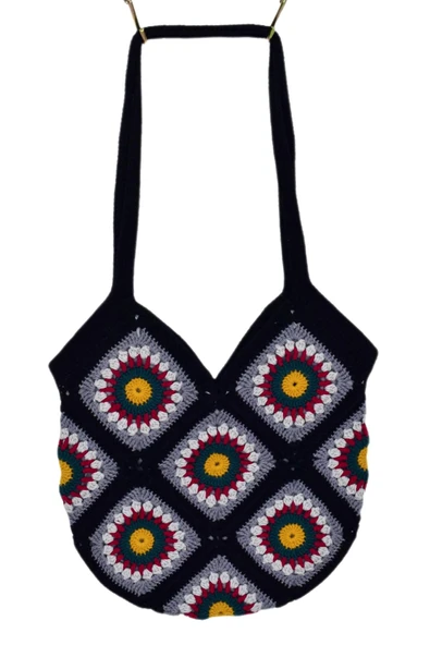 El Örgüsü Motif Desenli İçi Astarlı Omuz Çanta BGL-ST04724 - 3