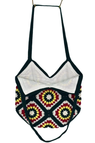 El Örgüsü Motif Desenli İçi Astarlı Omuz Çanta BGL-ST04724 - 12