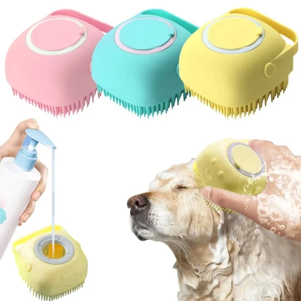Şampuan Hazneli Kedi Köpek Yıkama Kesesi - 2