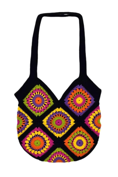 El Örgüsü Motif Desenli İçi Astarlı Omuz Çanta BGL-ST04724 - 9