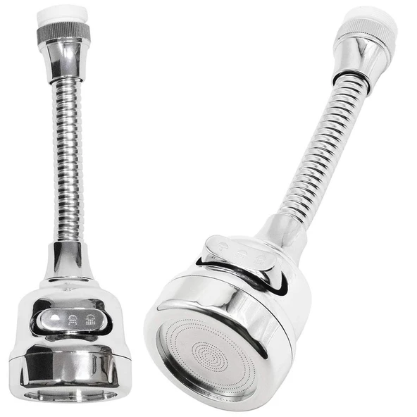 Ayt Sunup SN-27117 3 Kademeli Tasarruflu Universal Mutfak Musluk Başlığı Musluk Tayzik Aparatı