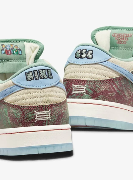 Nike SB Dunk Low Crenshaw Skate Club Erkek Sneaker Spor Ayakkabı FN4193-100 - 5