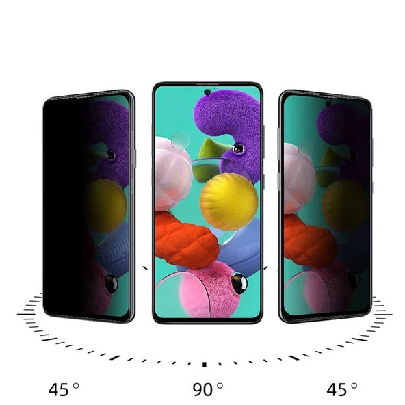 Xiaomi Poco M5S Hayalet Ekran Koruyucu Davin Privacy Seramik Ekran Filmi - 2