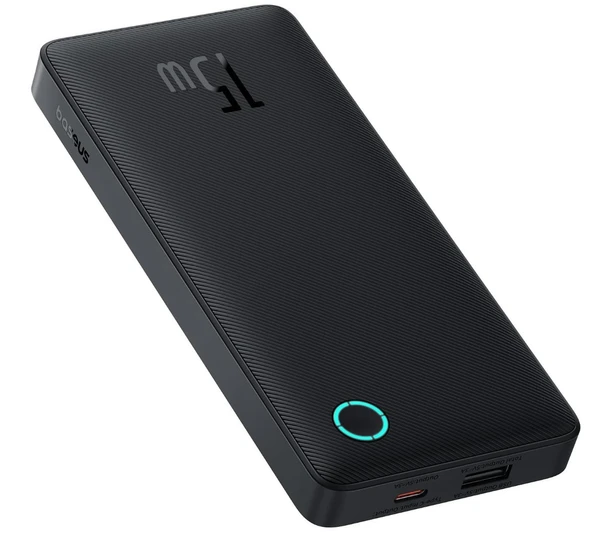 Baseus Airpow Lite Power 10.000mAh 15W Powerbank-Siyah