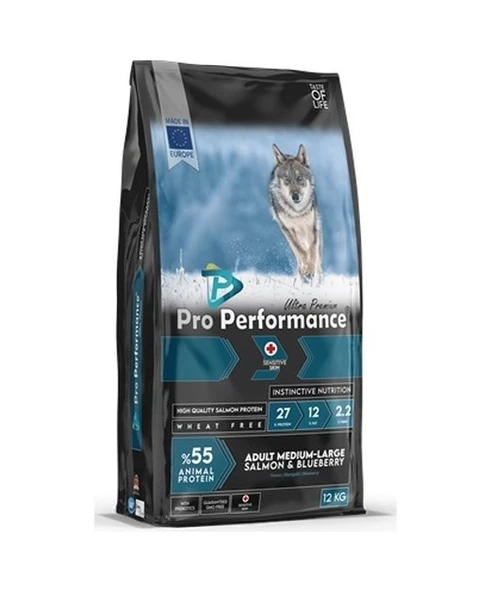Pro Performance Somonlu Orta ve Büyük Irk Yetişkin Köpek Maması 12 KG ürün görseli