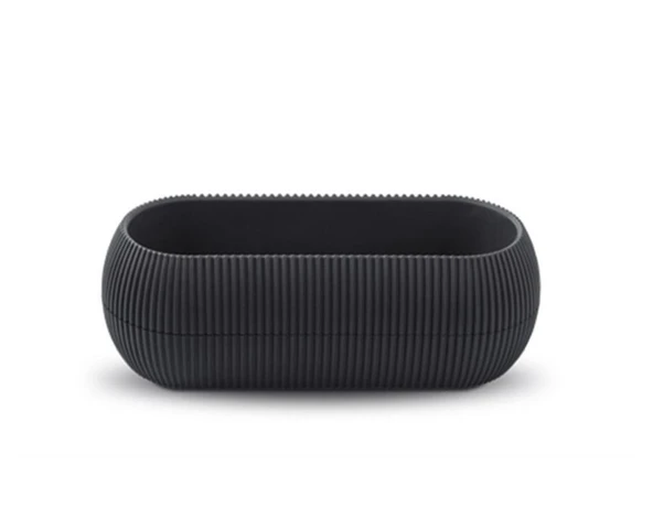 Omnipazar KRS-372 Dekoratif Plastik Mercan Uzun Saksı 1.3 Litre 3'lü Set - Resim 7