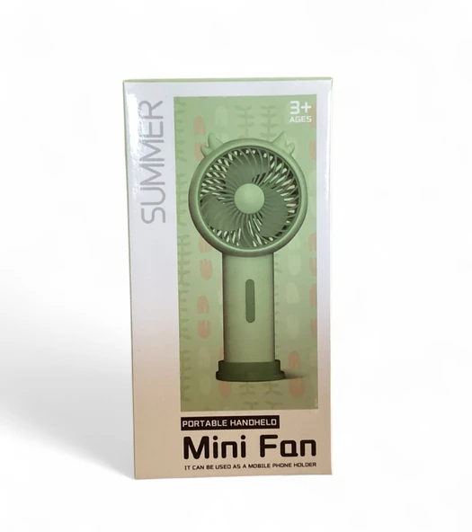 Summer USB Şarjlı El Fanı I Mini Taşınabilir Fan I Yaz Serinleticisi I Vantilatör I Telefon Standlıi - 4