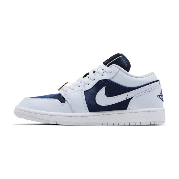 Air Jordan 1 Low SE Midnight Navy Gold Charms - 2