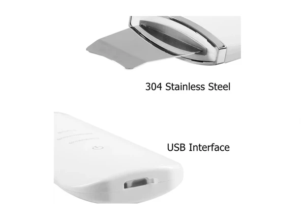 Ultrasonik Spatula Yüz Akne Giderici Siyah Nokta Temizleme Cihazı - 2
