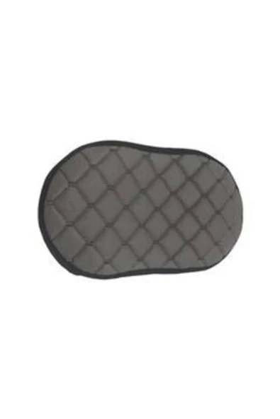 Kol Dayama Örtüsü Oval Gri Deri Gri Desen ürün görseli 1