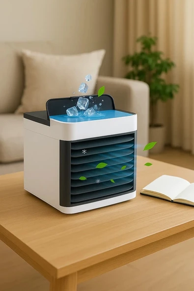 500 Ml Masa Üstü Mini Klima Soğutucu Hava Nemlendirici - 4