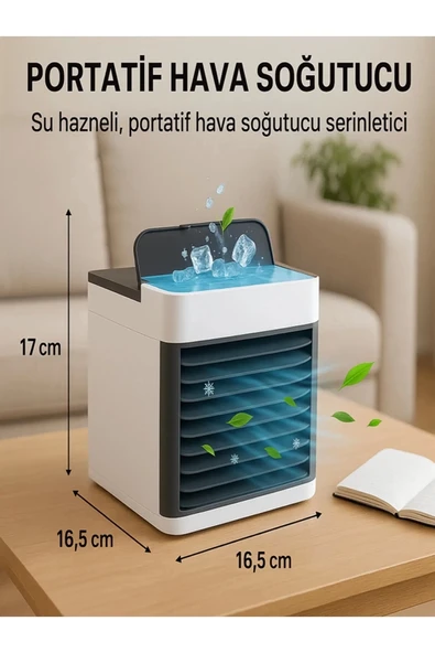 500 Ml Masa Üstü Mini Klima Soğutucu Hava Nemlendirici - 2