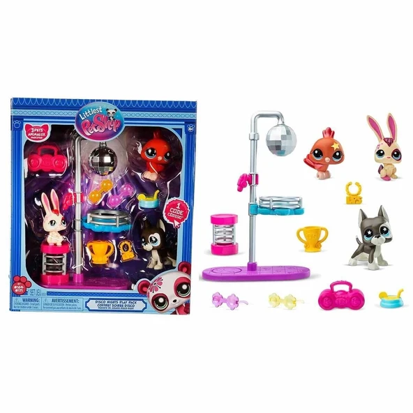 6377 Sun- Littlest Petshop Minişler  Dısco Night  Oyun Seti - 2