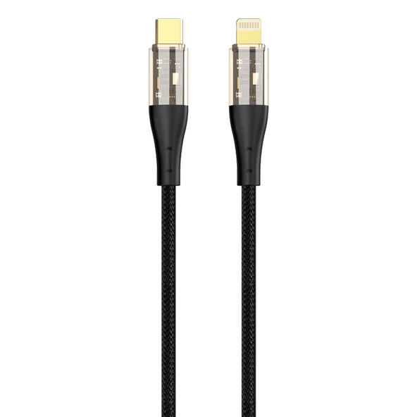 Force Cb421l Hasır Örgü Ve Ekstra Güçlendirilmiş Başlıklı Type-c To Lıghtnıng Hızlı Şarj Ve Data Kablo - 1