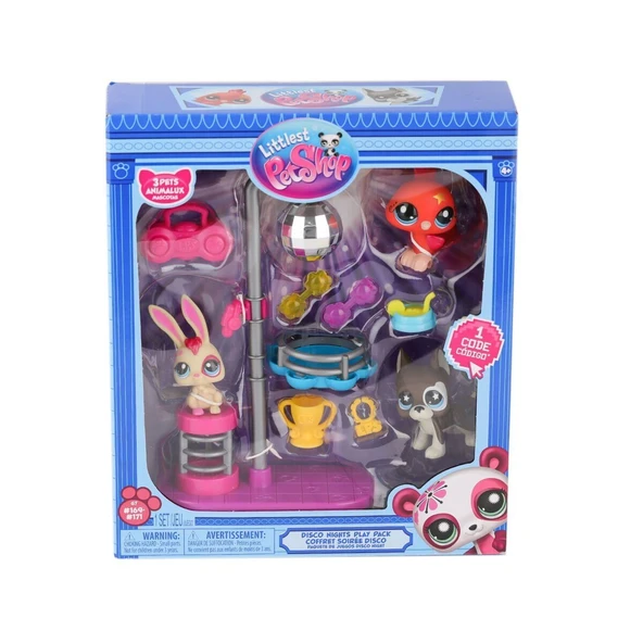 6377 Sun- Littlest Petshop Minişler  Dısco Night  Oyun Seti - 5