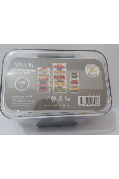 Renkli Çiçekler Gıda Saklama Kabı 900ml Kapaklı Sızdırmaz Gıda Kabı Ev Ofis Piknik İçin - 4