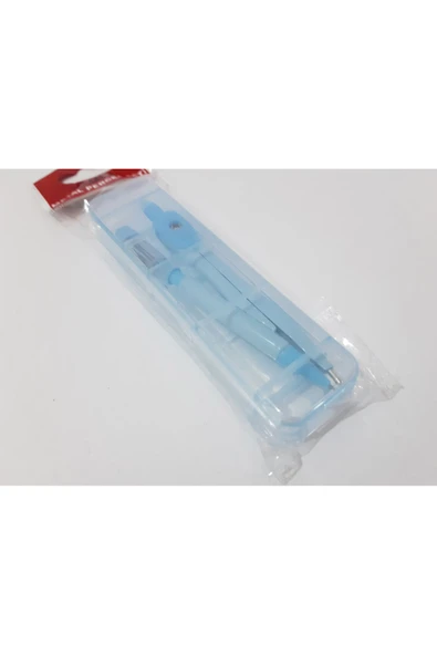 Renkli Çiçekler Pergel Metal 12 CM Mavi Renk Pergel - 5