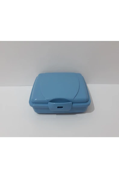Renkli Çiçekler Beslenme Kutusu Okul Için Mini Kare Beslenme Kabı 13x13x6 Cm - 4