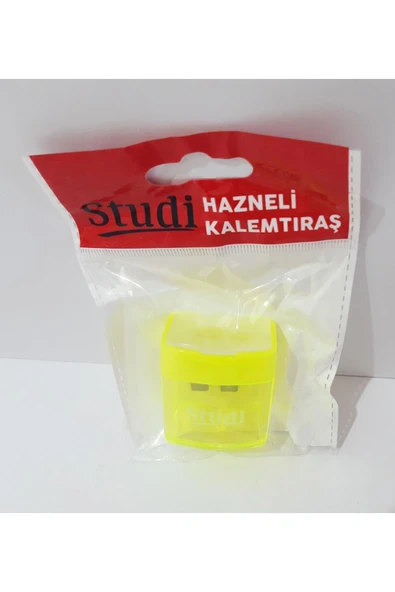 Renkli Çiçekler Kalemtıraş Çift Bıçaklı Büyük Boy Açık Yeşil Renk Kalemtıraş - 3