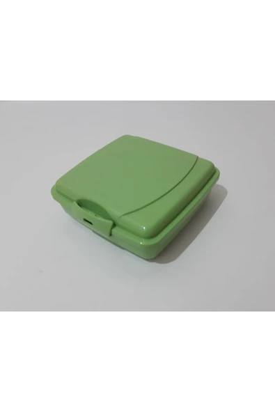 Renkli Çiçekler Beslenme Kutusu Okul Için Mini Kare Beslenme Kabı 13x13x6 Cm - 7
