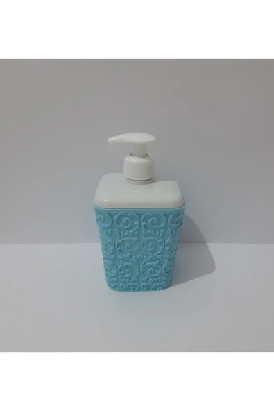 Renkli Çiçekler Sabunluk Plastik Sıvı Sabunluk 580 Ml