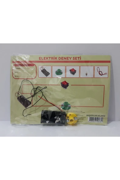 Renkli Çiçekler Elektrik Deney Seti Çocuklar Için Deney Malzemesi - 4