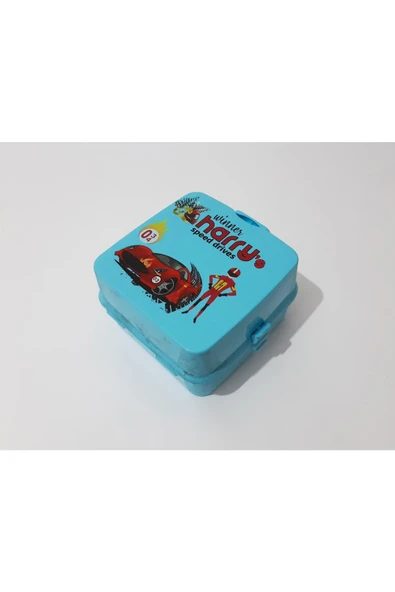 Renkli Çiçekler Beslenme Kutusu Okul Beslenme Kabı Beslenme - 3