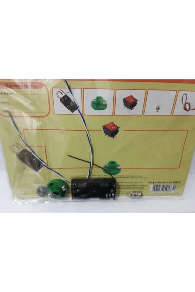 Renkli Çiçekler Elektrik Deney Seti Çocuklar Için Deney Malzemesi - 2