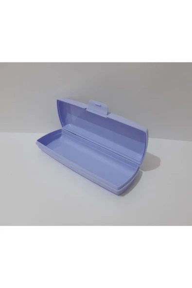 Renkli Çiçekler Kalemlik Plastik Dikdörtgen Kalem Kutusu - 5