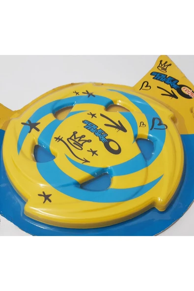 Renkli Çiçekler Frizbi 25 Cm Fırlatma Diski Disk Atma Oyunu - 3