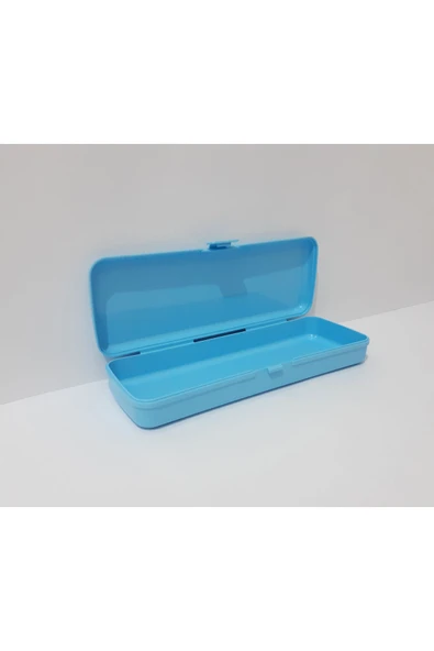 Renkli Çiçekler Kalem Kutusu Plastik Desenli Kalemlik - 5