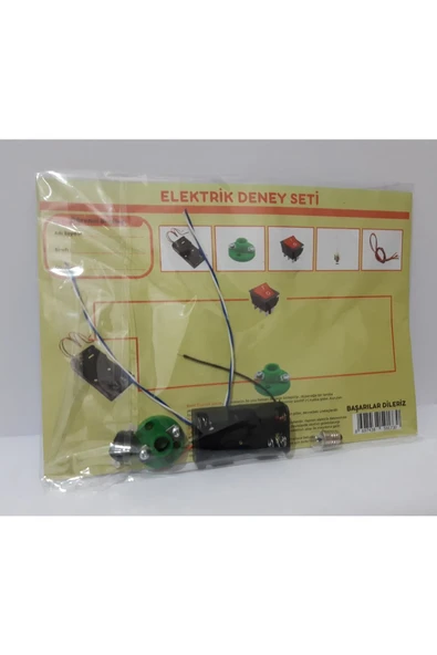 Renkli Çiçekler Elektrik Deney Seti Çocuklar Için Deney Malzemesi - 1