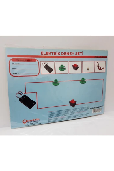 Renkli Çiçekler Elektrik Deney Seti Çocuklar Için Deney Malzemesi - 3