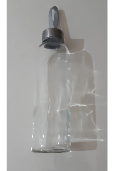 Renkli Çiçekler 500 Ml Cam Su Şişesi - 6