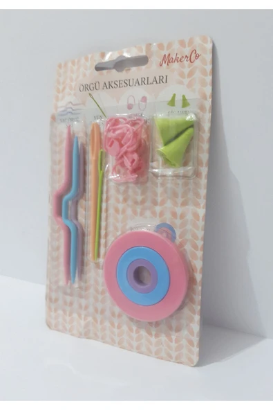 Renkli Çiçekler Örgü Aksesuarları - 2