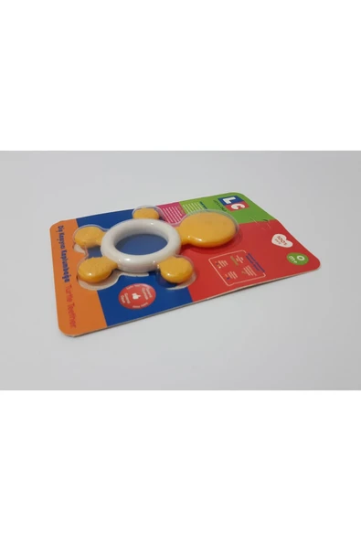 Renkli Çiçekler Bebek Diş Kaşıyıcı - 5