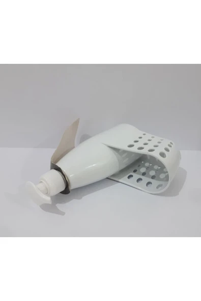 Renkli Çiçekler Sünger Hazneli Plastik Sıvı Sabunluk - 3