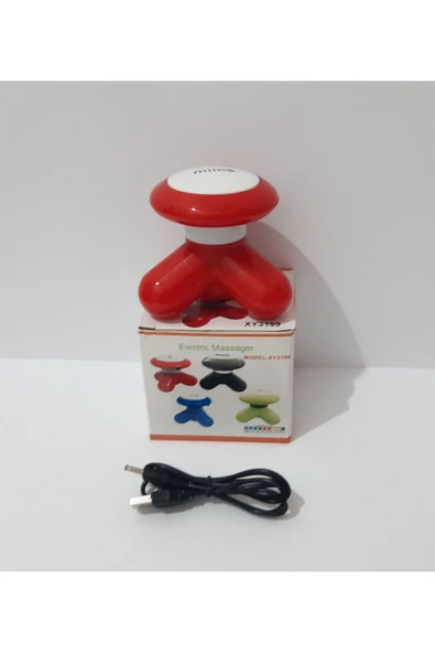 Renkli Çiçekler USB El Masaj Aleti - 4