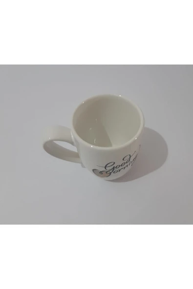 Renkli Çiçekler Porselen Kupa Çay Neskafe Meşrubat Su Kupası - 7