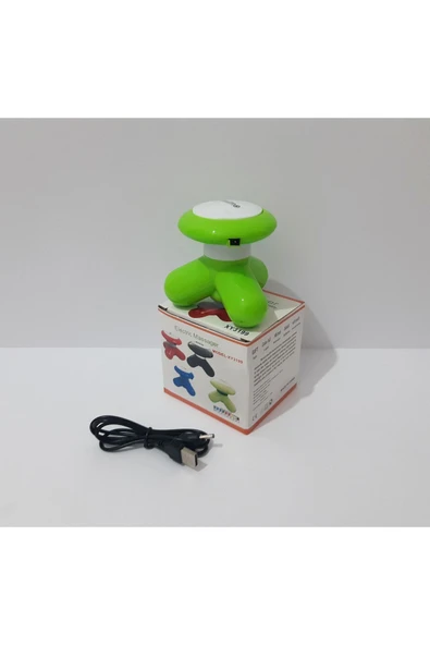 Renkli Çiçekler USB El Masaj Aleti
