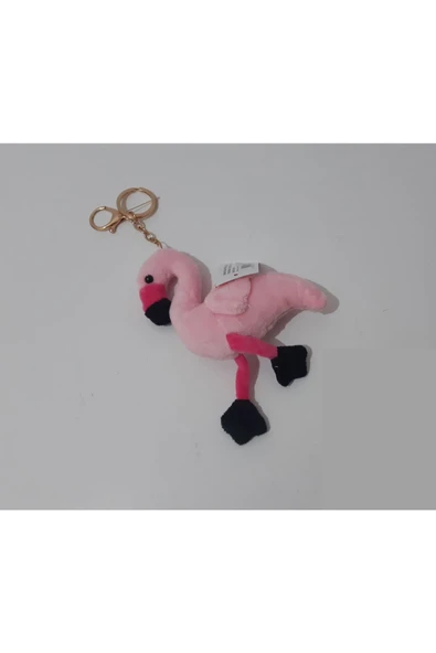 Renkli Çiçekler Peluş Kuğu Anahtarlık - 5
