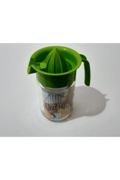 Renkli Çiçekler Cam Narenciye Sıkacağı 660 Ml Sürahi Tipi Narenciye Sıkacağı - 4